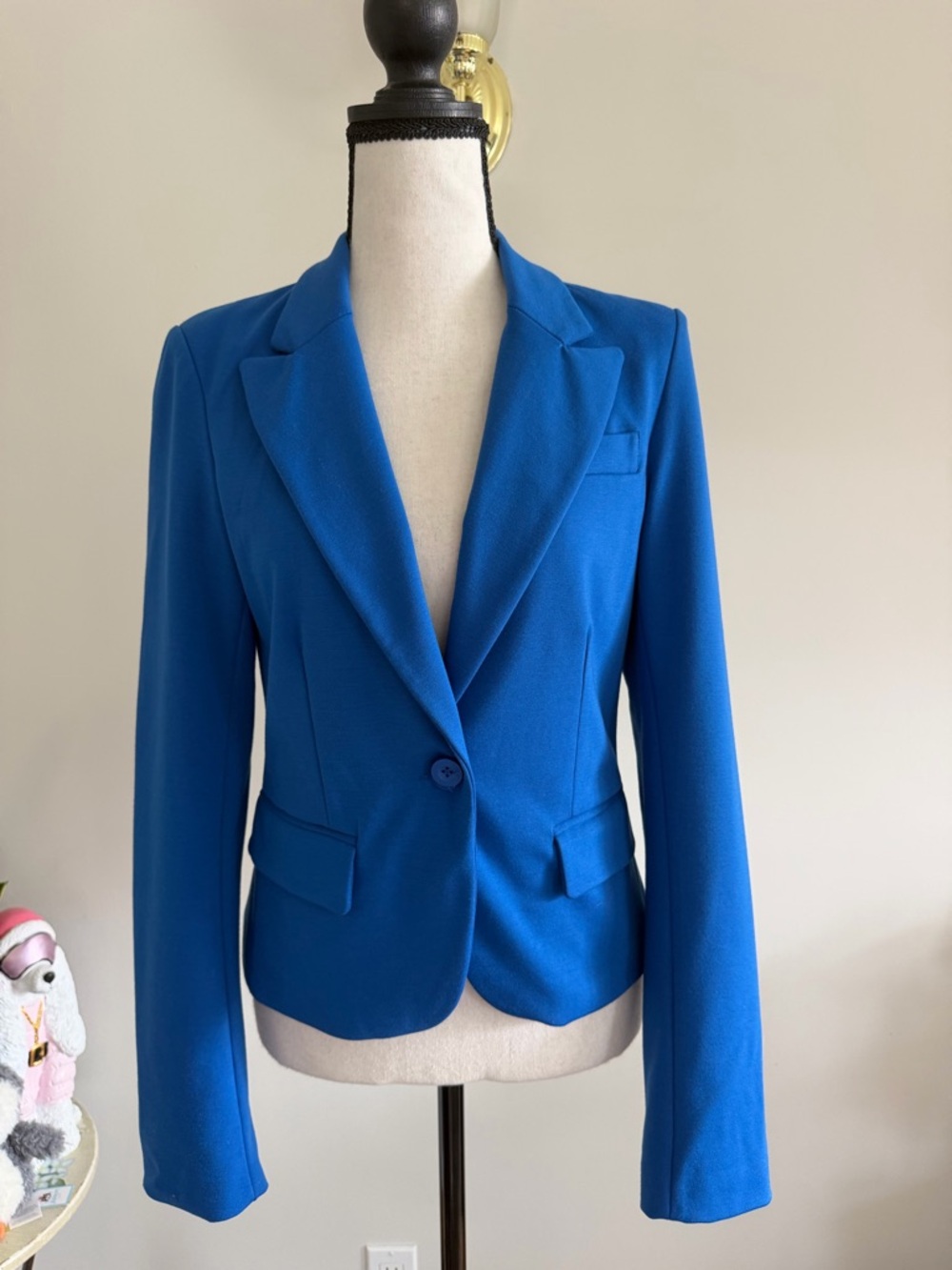 Only Women's Bright Blue Single-Button Blazer